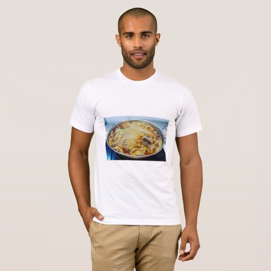 Thai food shabu hot pot gemengd instant noedle t-shirt (Voorkant volledig)