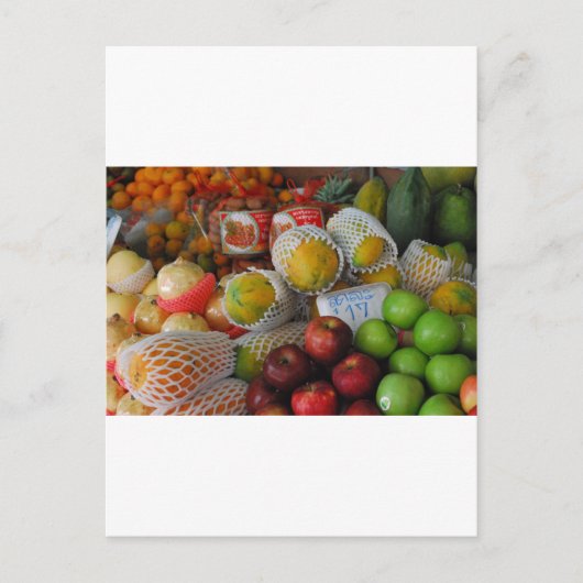 Thai Fruit Briefkaart (Voorkant)