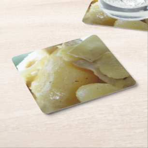 Thai gele curry [แ ก ก ะ รี่ ห ง] ... Asian Street Kartonnen Onderzetters