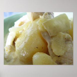 Thai gele curry [แ ก ก ะ รี่ ห ง] ... Asian Street Poster