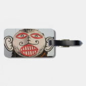 Thai Ghost Face, Phi Ta Khon Mask Festival, Loei Bagagelabel (Achterkant horizontaal)