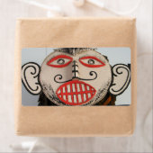 Thai Ghost Face, Phi Ta Khon Mask Festival, Loei Etiket (Insitu)