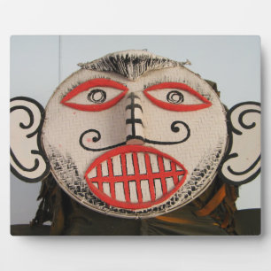 Thai Ghost Face, Phi Ta Khon Mask Festival, Loei Fotoplaat