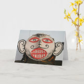 Thai Ghost Face, Phi Ta Khon Mask Festival, Loei Kaart (Gele Bloem)