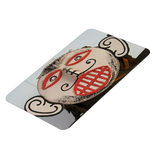 Thai Ghost Face, Phi Ta Khon Mask Festival, Loei Magneet (Linkerzijde)