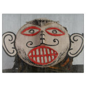 Thai Ghost Face, Phi Ta Khon Mask Festival, Loei Snijplank (Voorkant)