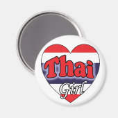 Thai Girl Magneet (Voorkant / Achterkant)