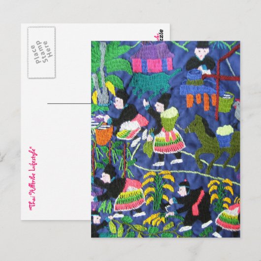 Thai Hilltribe Lifestyle Briefkaart (Voorkant / Achterkant)