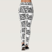 Thai Isaan Street Food Leggings (Achterkant)