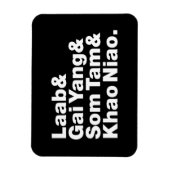 Thai Isaan Street Food Magneet (Verticaal)