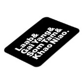 Thai Isaan Street Food Magneet (Linkerzijde)