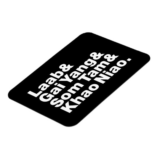 Thai Isaan Street Food Magneet (Linkerzijde)