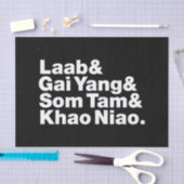 Thai Isaan Street Food Tissuepapier (Craft)