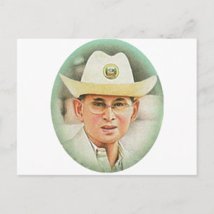 Thai King Bhumibol ภู adulyadej - มิ อ ดุ พ   Briefkaart