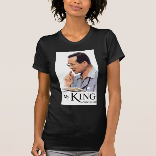Thai King Bhumibol ภู adulyadej - มิ อ ดุ พ   T-shirt (Voorkant)