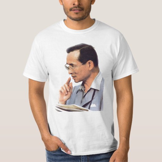 Thai King Bhumibol ภู adulyadej - มิ อ ดุ พ T-shirt (Voorkant)