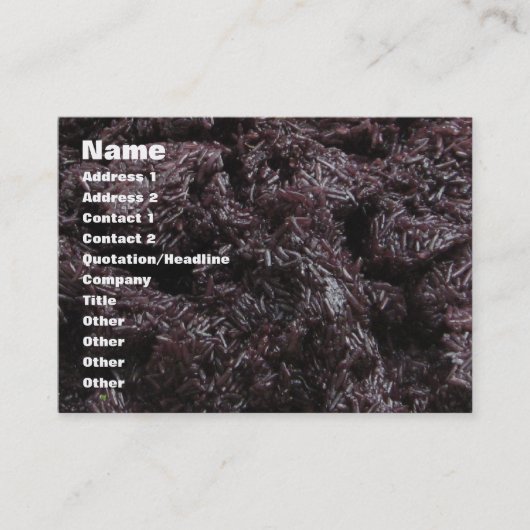 Thai Lao Black Rice (Khao Niao Dam) Visitekaartje (Voorkant)