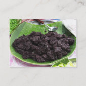 Thai Lao Black Rice (Khao Niao Dam) Visitekaartje (Achterkant)