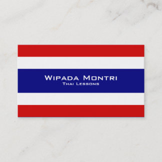 Thai Lessons/Siamese leraar Visitekaartje