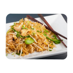 Thai Lo Mein Noodle Roerbak Magneet