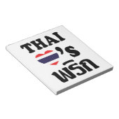 THAI LOVE PHRIK (CHILI) ❤ Thais eten Notitieblok (Schuin)