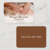 Thai Massage Spa Visitekaartje (Voorkant / Achterkant)