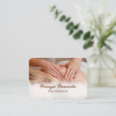 Thai Massage Spa Visitekaartje (Staand voorkant)