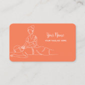 Thai Massage Spa Visitekaartje (Voorkant)