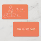 Thai Massage Spa Visitekaartje (Voorkant / Achterkant)
