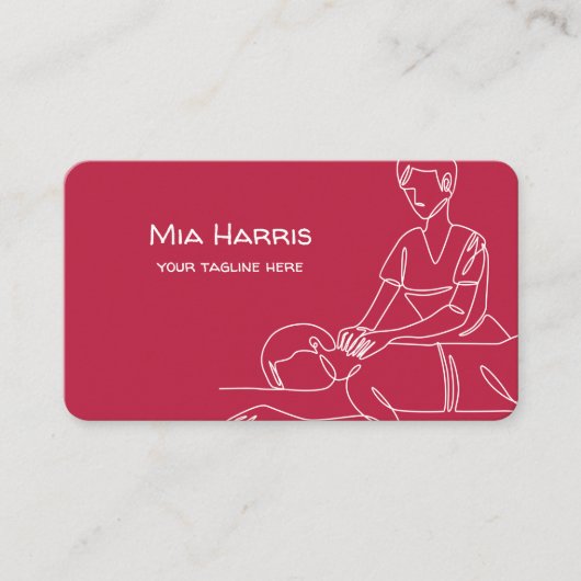 Thai Massage Visitekaartje (Voorkant)