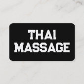 Thai Massage Visitekaartje (Voorkant)