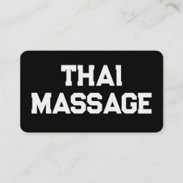Thai Massage Visitekaartje