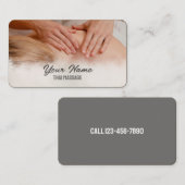 Thai Massage Visitekaartje (Voorkant / Achterkant)