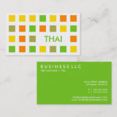 THAI (moskee-vierkanten) Visitekaartje (Voorkant / Achterkant)