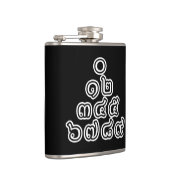 Thai Nummers piramid ♦ Thai Taalscript ♦ Heupfles (Rechts)
