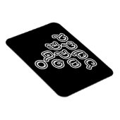 Thai Nummers piramid ♦ Thai Taalscript ♦ Magneet (Rechterzijde)