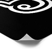 Thai Nummers piramid ♦ Thai Taalscript ♦ Poster (Hoek)