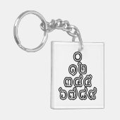 Thai Nummers piramid ♦ Thai Taalscript ♦ Sleutelhanger (Voorkant Links)