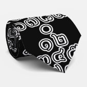 Thai Nummers piramid ♦ Thai Taalscript ♦ Stropdas (Opgerold)