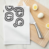 Thai Nummers piramid ♦ Thai Taalscript ♦ Theedoek (Quarter Fold)