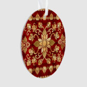 Thai Ornament - Gold en Red (voorkant)