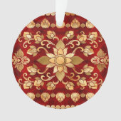 Thai Ornament - Gold en Red (voorkant)
