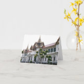 Thai Palace-notecard Kaart (Gele Bloem)