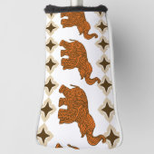 Thai patroon golfheadcover (Draai 90)