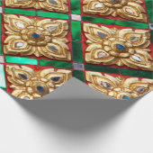 Thai pattern inside wall of Thai templethailand a Cadeaupapier (Hoek)