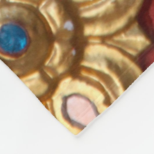 Thai pattern inside wall of Thai templethailand a Fleece Deken (Hoek)