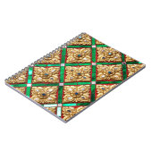 Thai pattern inside wall of Thai templethailand a Notitieboek (Linkerzijde)