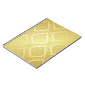 Thai Pattern opperste gouden ruggrondthai, patroon Notitieboek (Linkerzijde)