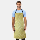 Thai Pattern opperste gouden ruggrondthai, patroon Schort (Gedragen)