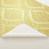 Thai Pattern opperste gouden ruggrondthai, patroon Sherpa Deken (3/4)